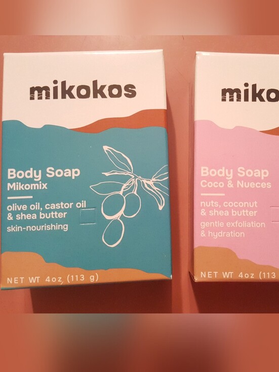 Mikokos Other - Mikokos Body Soap - Mikomix (Teal) Coco & Nueces (Pink) shea butter duo.